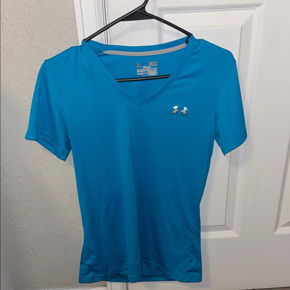 Under Armour Women's Teal V-Neck Tee